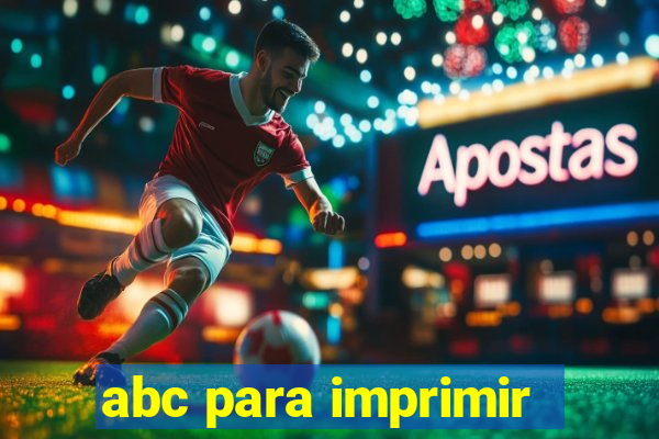 abc para imprimir